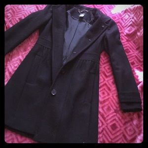 Black J. Crew Dress Coat